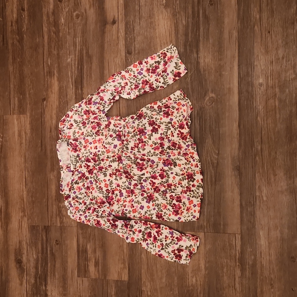 Crazy 8 5T Floral Shirt